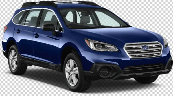 Blue Subaru Outback Car PNG Transparent Background