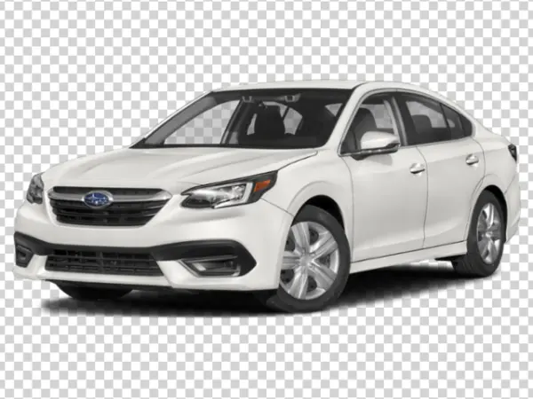 White Subaru Sedan Car PNG Transparent Background