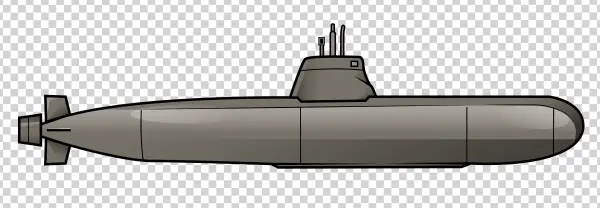 Submarine PNG Transparent Background