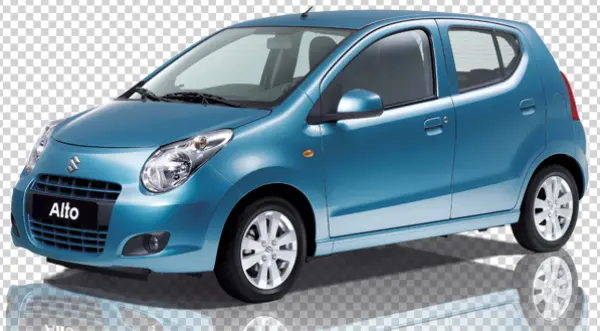 Blue Suzuki Alto Car PNG Transparent