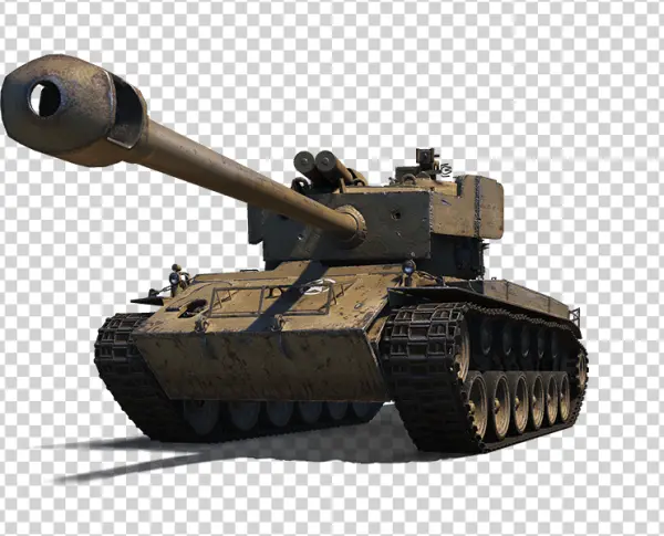 Detailed Military Tank PNG Transparent Background