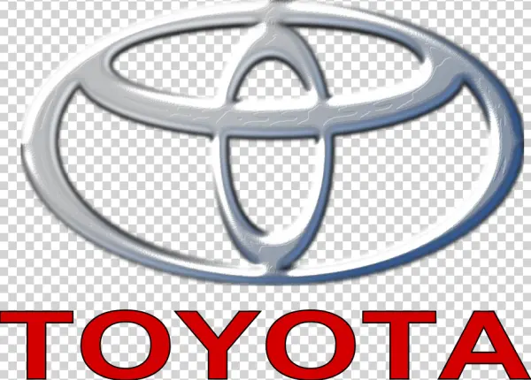 Toyota Logo with Wordmark PNG Transparent Background