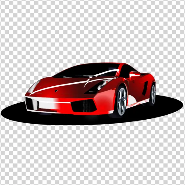 Red Sports Car PNG Transparent Background