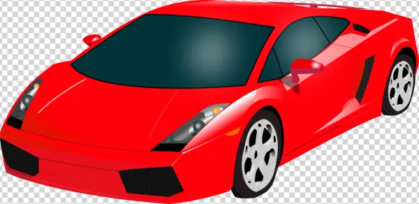 Red Sports Car PNG Transparent Background