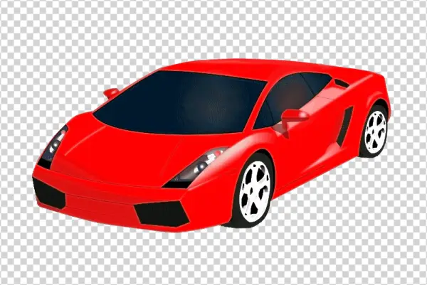 Red Sports Car PNG Transparent Background