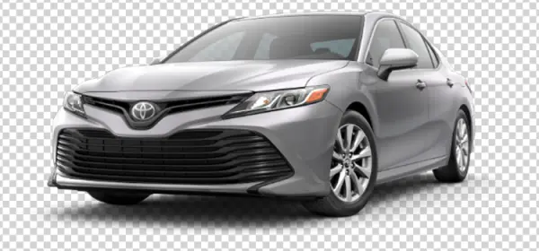 Silver Toyota Camry Car PNG Transparent Background