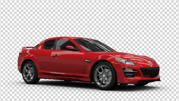 Red Sports Car PNG Transparent Background