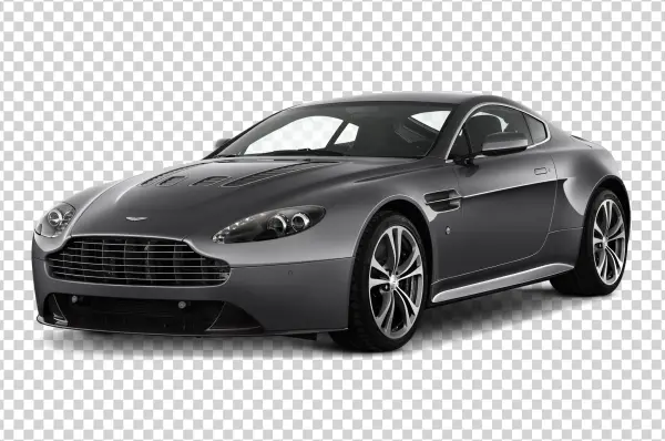 Dark Grey Aston Martin Sports Car PNG