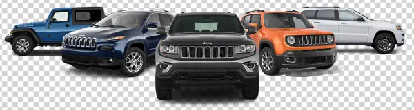 Collection of Jeep Vehicles PNG Transparent Background