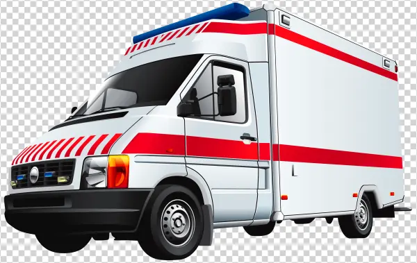 Emergency Ambulance Vehicle PNG Transparent