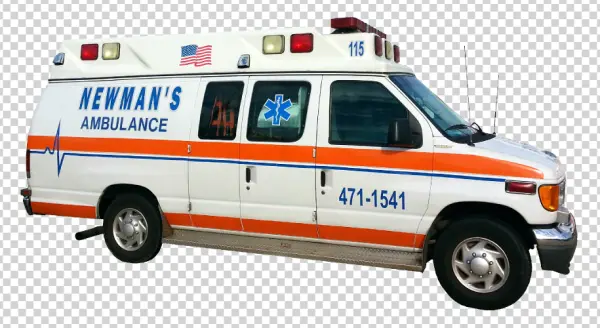 Newman's Ambulance PNG Transparent Background