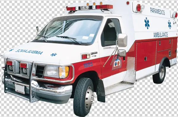 Emergency Ambulance PNG Transparent Background