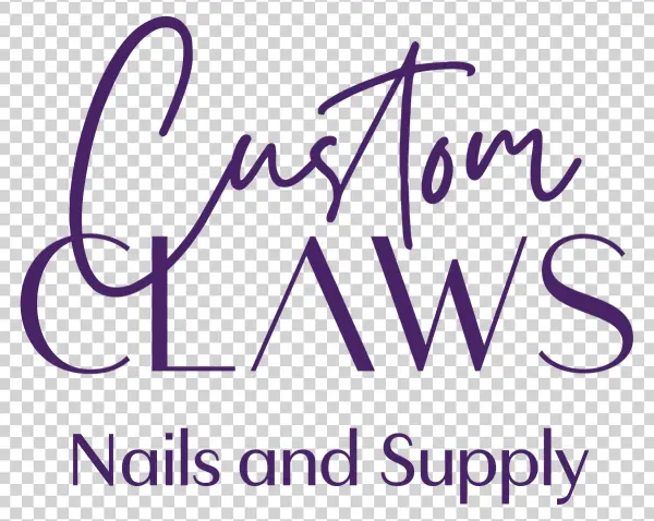 Custom CLAWS Nails and Supply Logo PNG Transparent