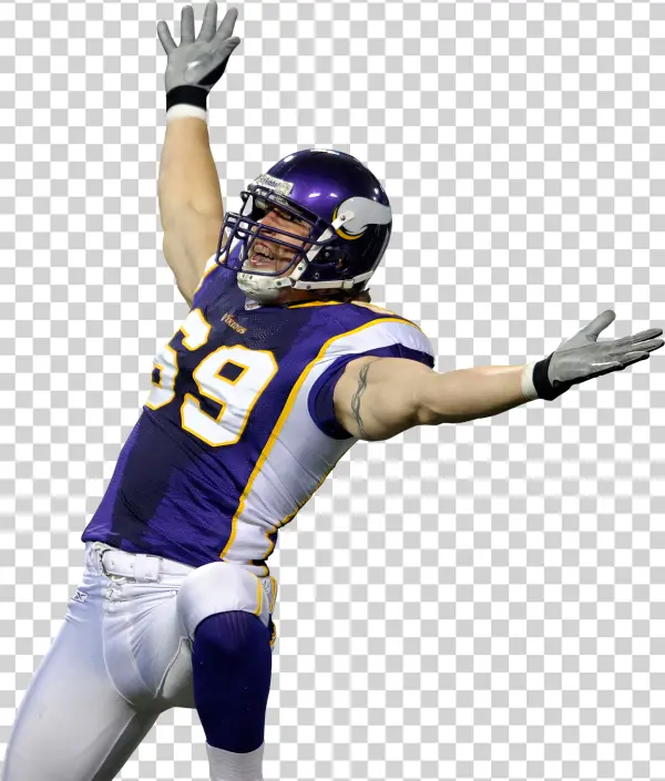 Football Player Celebrating Transparent Background
