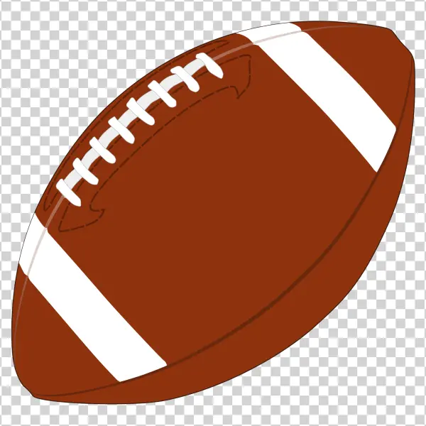 American Football PNG Transparent Background