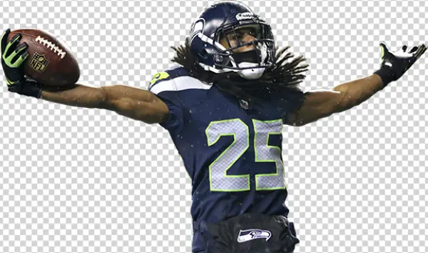 Richard Sherman Seattle Seahawks Football Player PNG Transparent