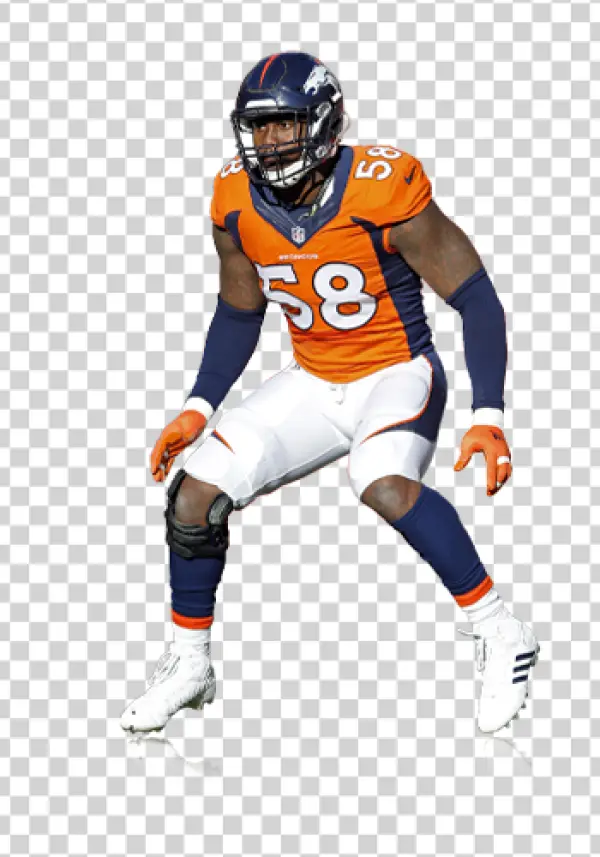 Denver Broncos Football Player #58 PNG