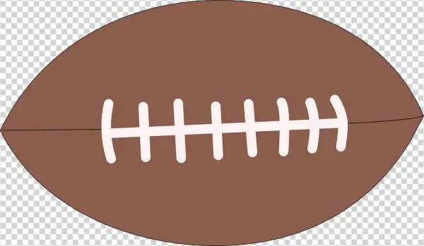 American Football Ball PNG Transparent Background