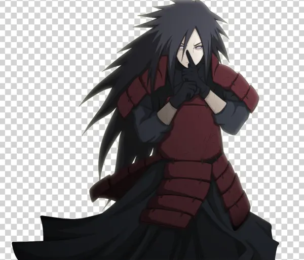 Madara Uchiha Anime Character PNG Transparent Background