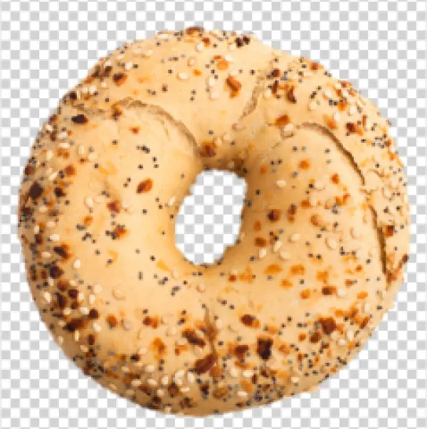 Everything Bagel PNG Transparent Background