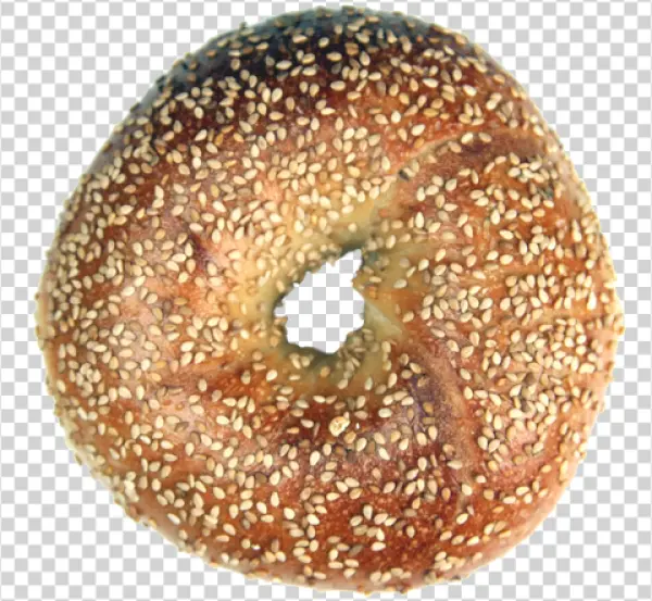 Sesame Bagel PNG Transparent Background