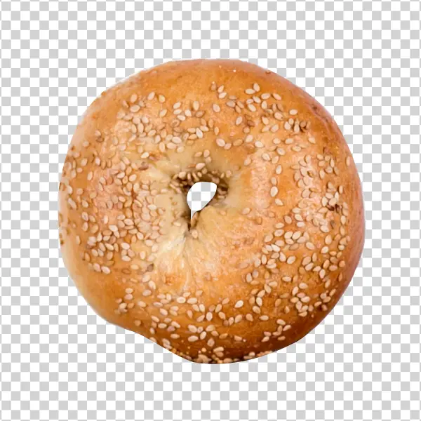 Sesame Seed Bagel PNG Transparent Background