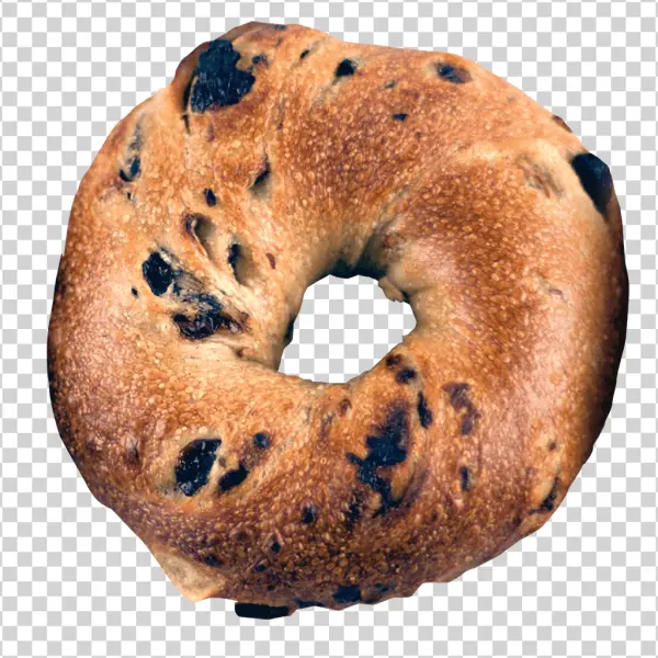 Blueberry Bagel PNG Transparent Background