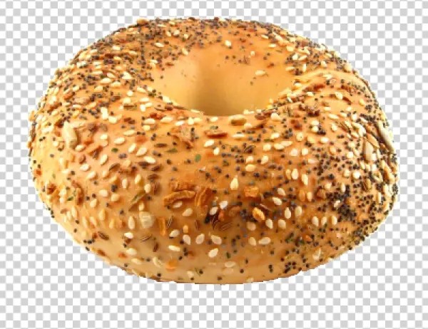 Everything Bagel PNG Transparent Background