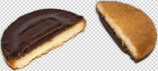 Jaffa Cake Halves PNG Transparent Background
