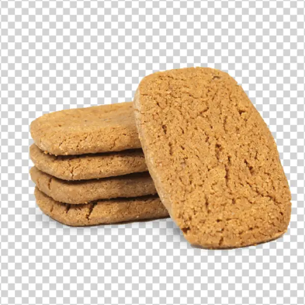 Stack of Rectangular Biscuits PNG Transparent Background