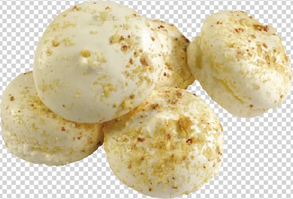 Meringue Cookies with Crumbs PNG Transparent Background