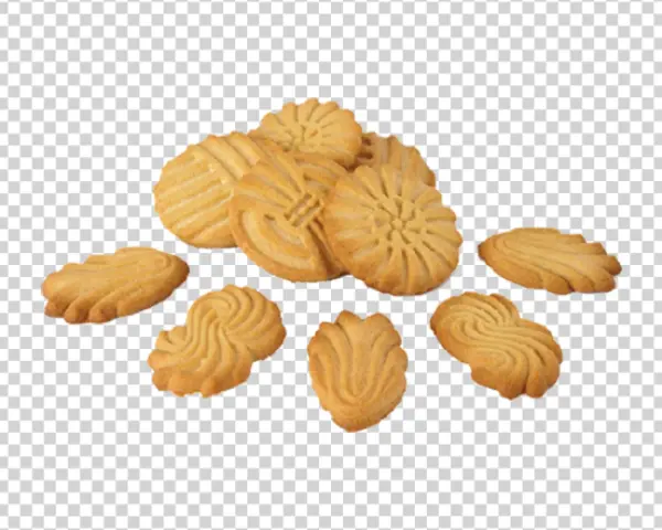 Assorted Butter Cookies PNG Transparent Background
