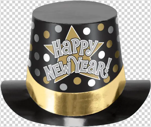 New Year's Eve Party Hat PNG Transparent