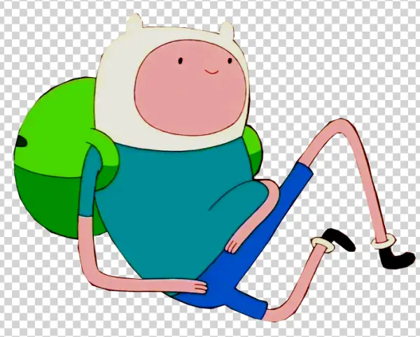Finn the Human from Adventure Time PNG Transparent