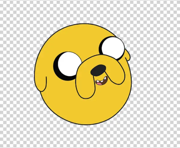 Jake the Dog Head PNG Transparent