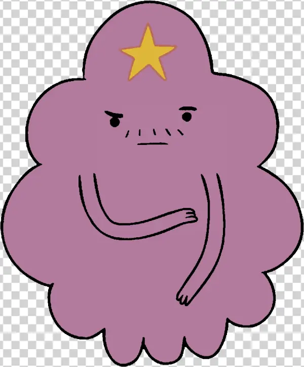 Lumpy Space Princess PNG Transparent Background