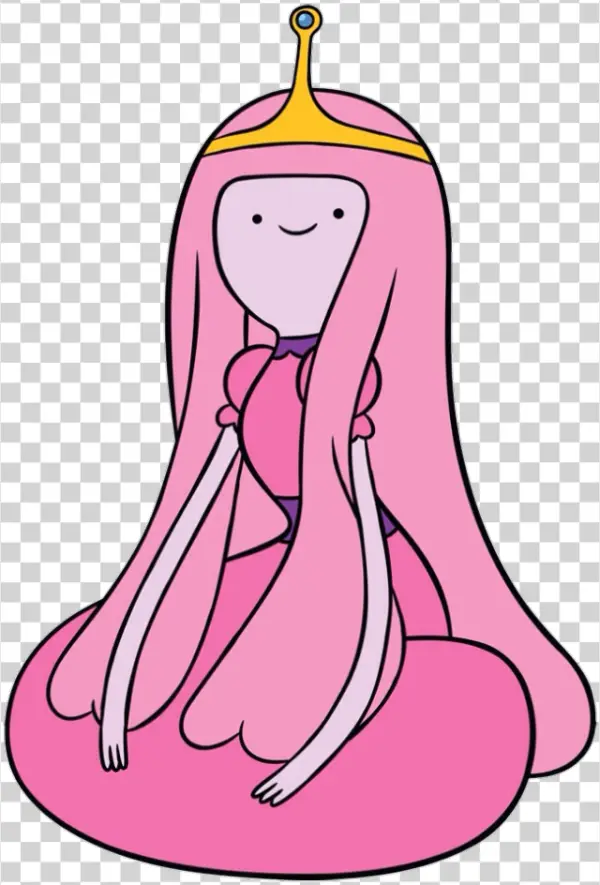 Princess Bubblegum Adventure Time PNG Transparent Background