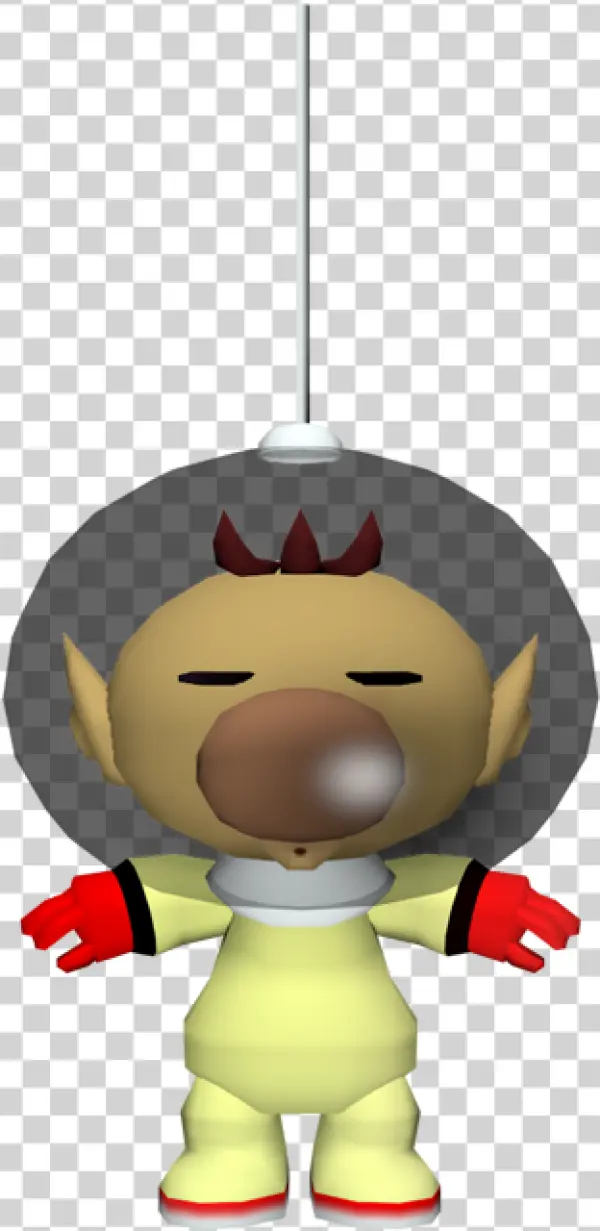 Baby Olimar Pikmin Character PNG Transparent