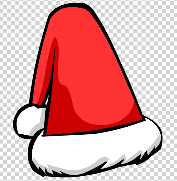 Red Santa Hat PNG Transparent Background