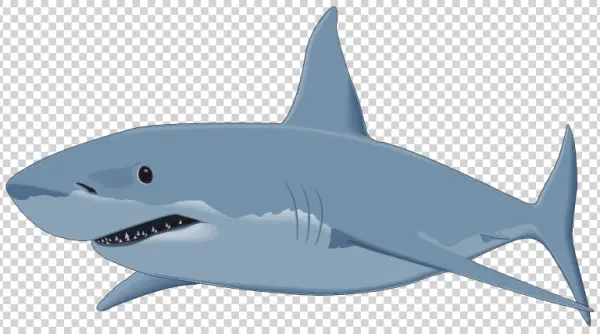 Cartoon Shark PNG Transparent Background