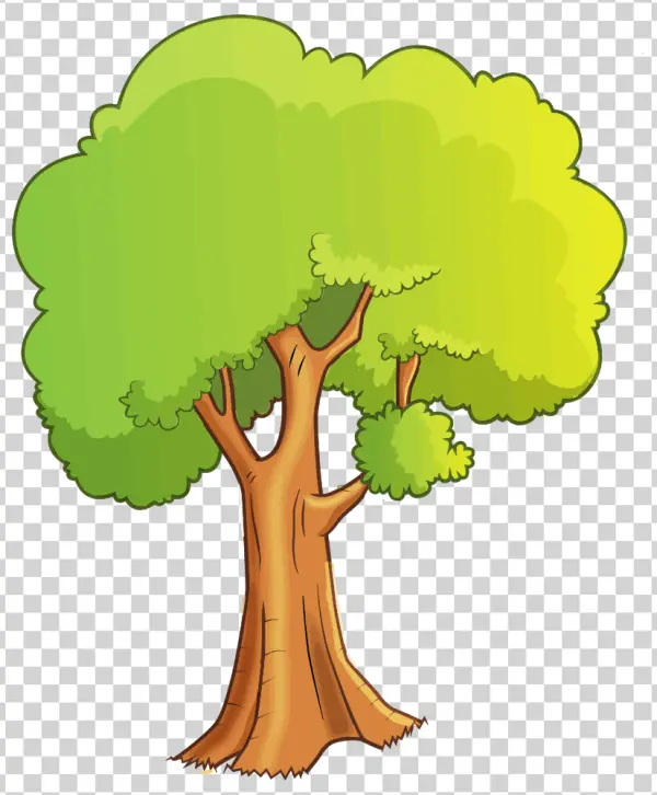 Cartoon Tree PNG Transparent Background
