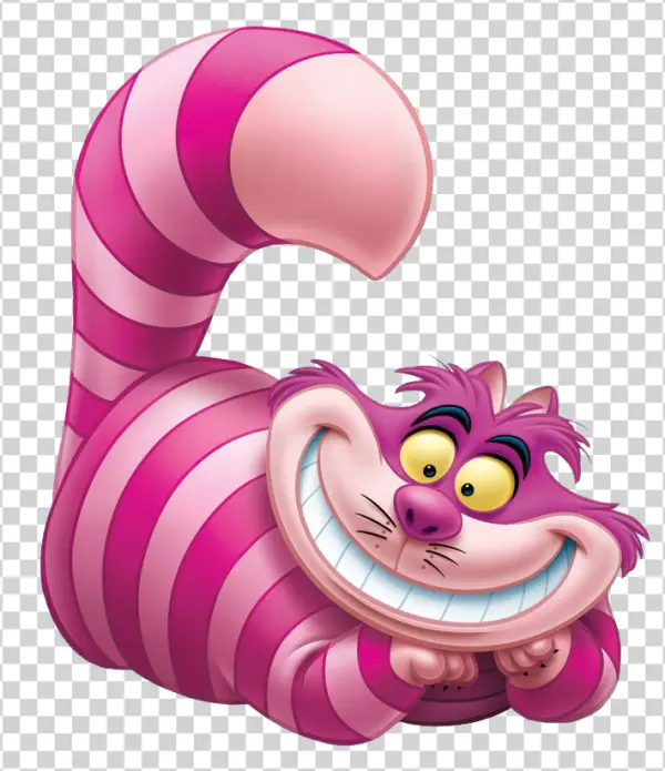 Cheshire Cat Grin PNG Transparent Background