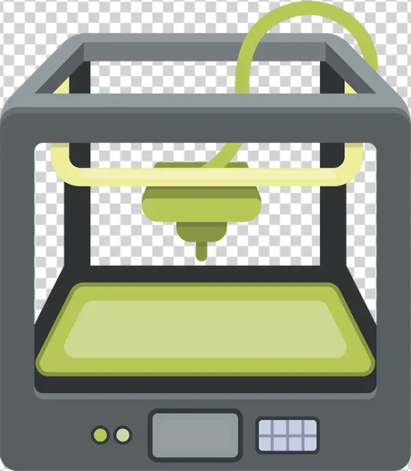 3D Printer Icon PNG Transparent Background