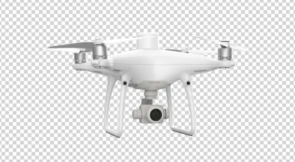 White Drone PNG Transparent Background