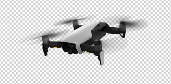 Modern White Drone PNG Transparent Background