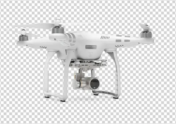 DJI Phantom Advanced Drone PNG Transparent Background