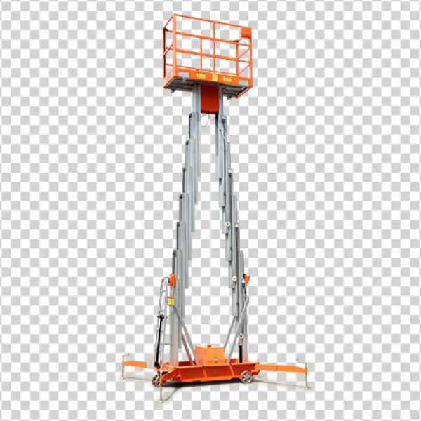 Mobile Elevated Work Platform PNG Transparent
