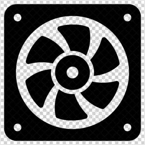 Square Fan Ventilator Icon PNG Transparent