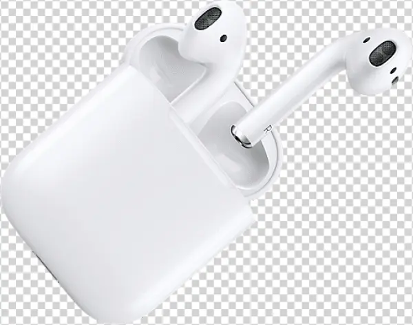 Apple AirPods with Charging Case PNG Transparent Background