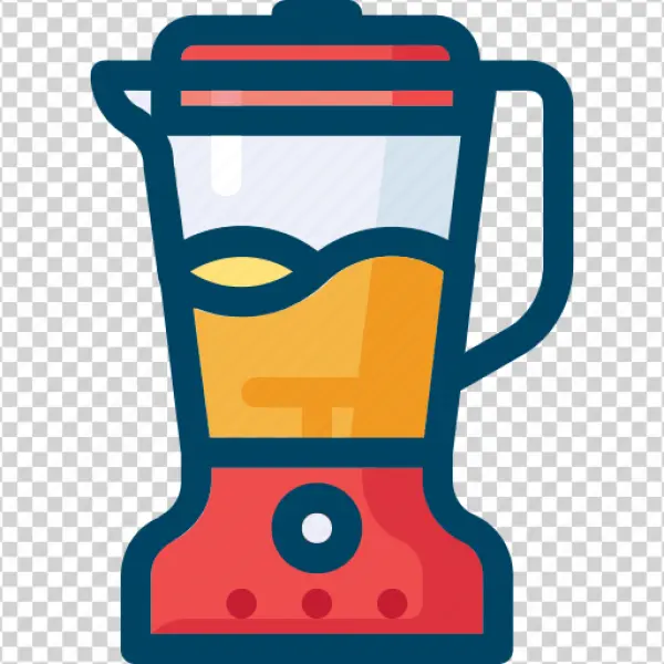 Blender Icon with Yellow Liquid PNG Transparent